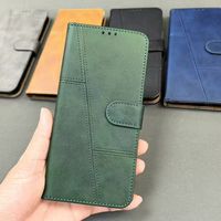Étui portefeuille en cuir pour iPhone 15 Pro Max 17 Air 16 Plus 18 Samsung S25 S26 Ultra FE Edge avec porte-cartes et rabat magnétique