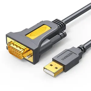 Usb Usb ל מתאם סידורי ל מתאם db9 זכר 9 פין עם pl2303 השבבים ז 'קט pvc