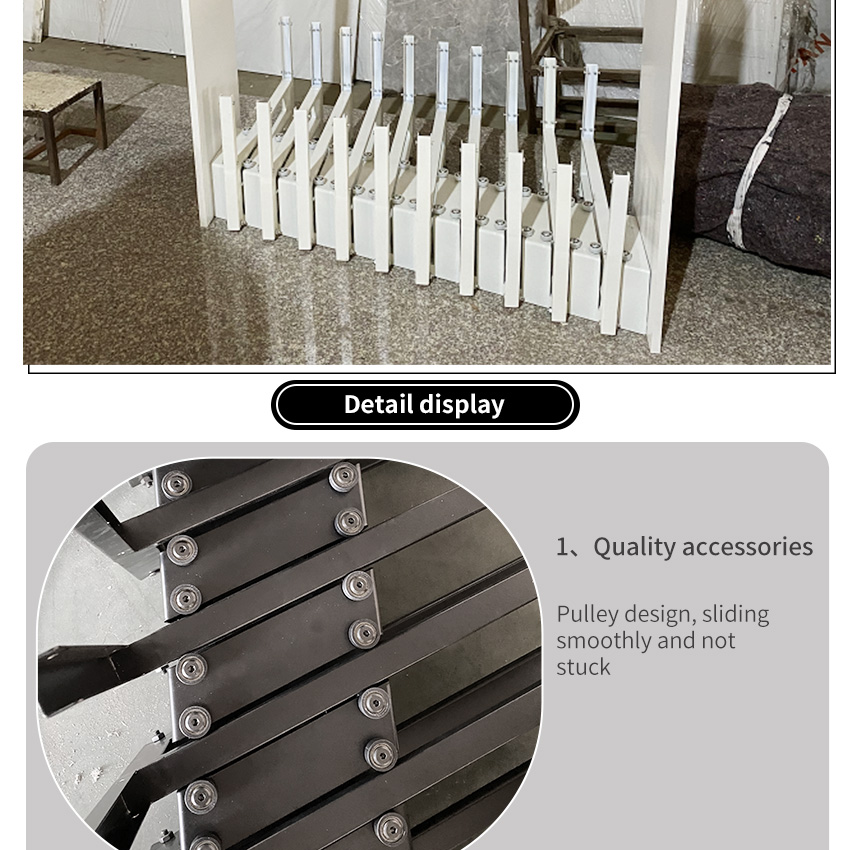 Tsianfan Wholesale Pull-Push Reclining Stone Display Stand Metal Wooden Floor Artificial Quartz Marble Tile Display Rack