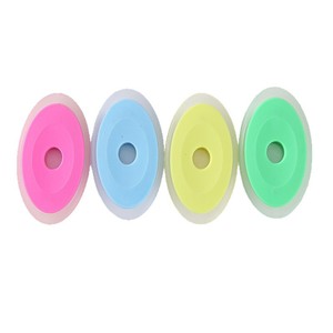Stylo gomme effaçable Moyi, gomme ovale en silicone sensible à la chaleur pour stylos gel, élèves du primaire, couleurs mélangées aléatoirement - Product Image 5
