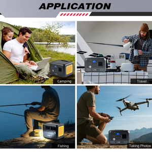 Khẩn cấp điện hữu ích ABS LiFePO4 300W 600W 1000W 1500W năng lượng mặt trời Máy phát điện năng lượng hệ thống lưu trữ năng lượng mặt trời nhà máy điện - Product Image 3