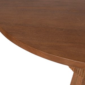 Modern Round Mango Wood Dining <b>Table</b> for 4 Modern Design for Home Furniture - Product Image 3