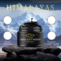 Pommade de résine de Shilajit en stock 30g & 50g – Supplément minéral transfrontalier le plus vendu pour adultes, pour une meilleure densité osseuse