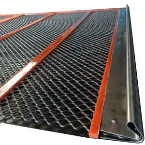 Poly Ripple Anti-clogging Crimped Screen Mesh Pu Self Cleaning Vibrating Screens Mesh For Mining And Quarry Sieving