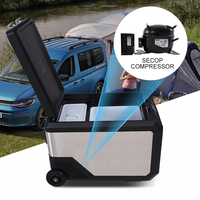 Mini Compresor de Refrigeración, Nevera Portátil para Coche, Congelador y Refrigerador de 12 Voltios para Caravana