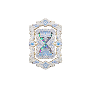 Magnete per Frigorifero Rotondo 3D in Resina Epossidica Fai-da-Te, Souvenir Decorativo Personalizzabile con Logo - Product Image 1