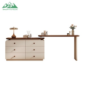 Table de toilette professionnelle Wayon avec miroir tactile intelligent et plateau latéral réglable pour chambre à coucher - Product Image 5