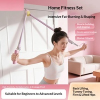 Bande de traction élastique multifonctionnelle pour yoga à domicile, entraîneur de fitness à poulie, pour ouvrir les épaules et affiner le dos, en PP