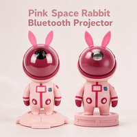 Lampe de Projection LED ABS Simple et Adorable en Forme de Figurine pour Décoration Intérieure, Améliorant l'Atmosphère avec Effet de Projection