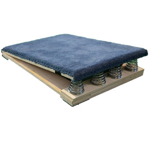 Colchoneta de Gimnasia de Alta Calidad, Suave/Rígida, Aprobada por la FIG, Marca <span class=keywords><strong>XOT</strong></span>, Modelo <span class=keywords><strong>XOT</strong></span>-1045, Nueve Resortes, 120CM X 60CM, Antideslizante, Roja - Product Image 4
