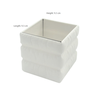 Boîte de rangement cosmétique portable en plastique PP, organiseur de pinceaux de maquillage, support anti-poussière pour pinceaux de maquillage, seau de rangement pour bureau