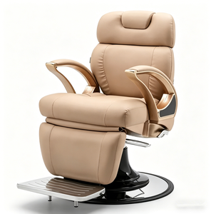 Chaise de Barbier Pliante Ergonomique en Cuir Synthétique de Luxe pour Salon, Hauteur Réglable, Vente en Gros - Product Image 6