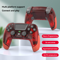 Control Inalámbrico BT con Iluminación RGB Dinámica, Joystick 3D, Baterías Recargables de 1000 mAh, Giroscopio de 6 Ejes para Nintendo Switch, PC, PS4