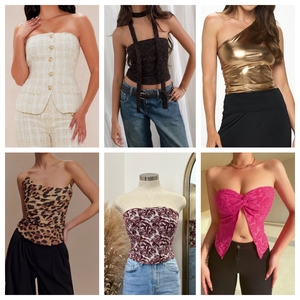 เสื้อครอปท็อปผู้หญิง ลดราคาสุดคุ้ม คละแบบ ราคาถูก ขายส่ง จำนวนมาก สไตล์เซ็กซี่ จัดส่งแบบสุ่ม - Product Image 4