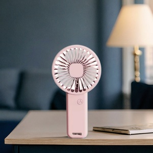 USB Rechargeable Desktop Stand air <b>Cooler</b>, Handheld Small Portable <b>Mini</b> Fan - Product Image 4