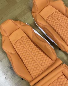 Funda de Asiento de Cuero con Costuras de Diamantes de Lujo para <span class=keywords><strong>Audi</strong></span> <span class=keywords><strong>S</strong></span> <span class=keywords><strong>Line</strong></span> S3 S4 S5 S6 S7 RS3 RS4 RS5 RS6 - Product Image 3