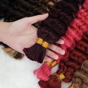 Extensiones de Cabello Humano Remy 100%, Color Natural, Cutícula Alineada, Ondulado al Agua, para Trenzas, Color Claro para un Fácil Peinado - Product Image 3
