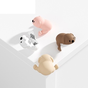 Puppy Shape <b>Rubber</b> Corner Guards Soft Anti-collision Protection for Kids Safety Home Use - Product Image 5