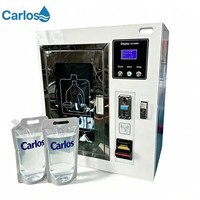 Distributeur d'eau compact à vente directe d'usine, acceptant les paiements par billets et pièces