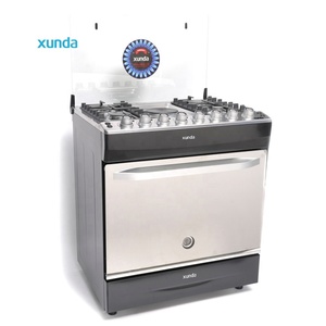 <span class=keywords><strong>Cuisinière</strong></span> à gaz autonome Xunda 5 brûleurs avec four, 4 gaz et 1 four <span class=keywords><strong>électrique</strong></span>, avec grill, pour usage domestique et commercial - Product Image 2