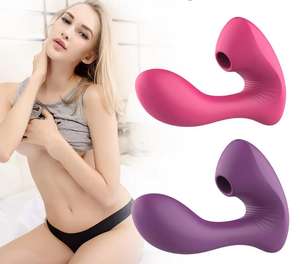 دمى حب للنساء يمكن ارتداؤها هزاز الحلمة مص البظر مع تصميم كتم الصوت ألعاب جنسية هزاز - Product Image 1