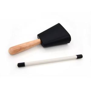 Campana de mano con mango de <span class=keywords><strong>madera</strong></span> y varilla de percusión, para crear ambiente, para niños, adultos y bebés, para entrenamiento rítmico - Product Image 3