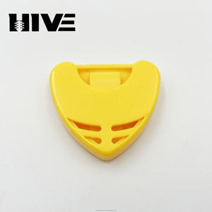 Estuche de púa clásico, soporte de púa de color para guitarra, soporte de púa en forma de corazón, estuche de púa triangular grande - Product Image 4