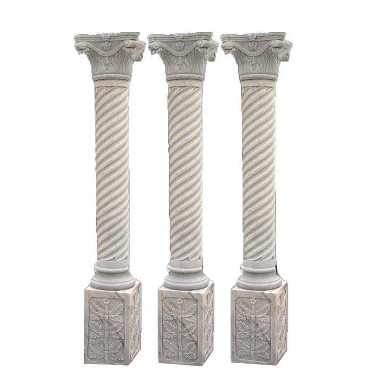 Modern Design Square Roman Stone Columns