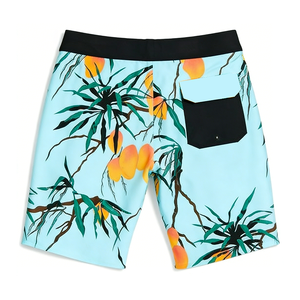 Shorts de bain pour hommes en gros, personnalisables avec logo, séchage rapide, respirants, anti-UV, taille élastique, pour la plage et les loisirs, OEM ODM - Product Image 3