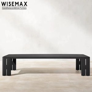 WISEMAX FURNITURE Ensemble de <span class=keywords><strong>table</strong></span> d'extérieur moderne de bonne qualité Mobilier de jardin Patio <span class=keywords><strong>Table</strong></span> en aluminium et chaise pivotante en tissu - Product Image 6