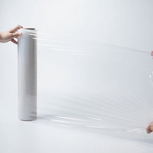 Materiale da imballaggio per uso alimentare ad alta resistenza trasparente PE pellicola elasticizzata rotoli di plastica - Product Image 4