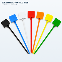Etiquetas de Identificación para Cables, Multicolores, de Nailon, con Cierre Automático, para Organización y Clasificación de Cables