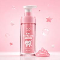 Dentifrice pour enfants sans fluorure, sans SLS, avec probiotiques, renforcement des dents, blanchiment, fabrication OEM certifiée ISO