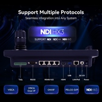 Controlador de Joystick PTZ de 7 Pulgadas con Pantalla Táctil, Salida HD-MI 4K, Consola de Producción en Vivo Multicámara