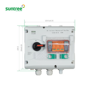 OEM Isolating Switch <b>Waterproof</b> Solar Pv Combiner <b>Box</b> for Solar 2in 1 Out SHLX-PV <b>Waterproof</b> Combiner <b>Box</b> - Product Image 2