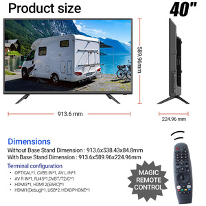 40 pouces Web OS <span class=keywords><strong>Camping</strong></span> RV <span class=keywords><strong>TV</strong></span> VESA WiFi BT <span class=keywords><strong>Car</strong></span> Charger Wall Mount Smartphone Mirroring Telesivion Caravan Android Smart DC 12V <span class=keywords><strong>TV</strong></span> - Product Image 4