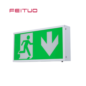 Señal de salida LED comercial con diseño de hombre corriendo, con luz de emergencia y batería de respaldo para edificios comerciales - Product Image 2