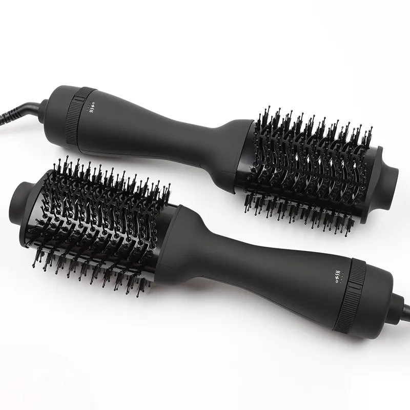 Profession elle kunden spezifische elektrische Kamm glätter Blow Hair Styler Styling-Werkzeuge Heißluft bürste 3-in-1-Haartrockner mit Kamm