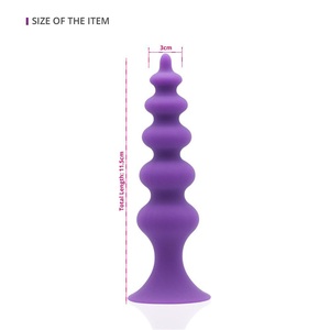Vibratore <span class=keywords><strong>Anale</strong></span> e Vaginale Wireless <span class=keywords><strong>in</strong></span> <span class=keywords><strong>Silicone</strong></span> a Doppio Uso, Giocattolo Sessuale per Donna - Product Image 4