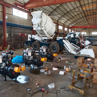 Camion de mélange de ciment à chargement automatique entièrement automatique du fabricant chinois, mélangeur de béton à chargement automatique