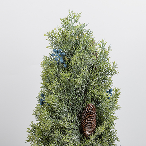 Co-Arts New Style Real Feel Arbre de Noël élégant en pot - Product Image 4