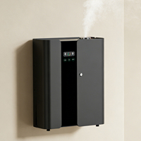 Diffuseur d'ambiance commercial pour hôtel, contrôle par application WIFI, 1000 ml, design en métal texturé, système de climatisation HVAC, sans eau