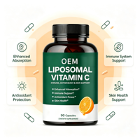 Capsules de Vitamine C Liposomale 90 unités Complément Alimentaire Formule de Soutien Immunitaire