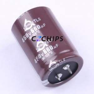 TLS450V560M35*50 V <b>Snap</b>-in Aluminum Electrolytic Capacitor Through hole Component (THT),D35xL50mm 560uF 20% 450V 10mm - Product Image 1