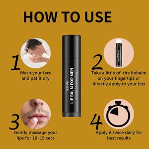 OEM Private label idratante <span class=keywords><strong>labbra</strong></span> cura delle <span class=keywords><strong>labbra</strong></span> <span class=keywords><strong>balsamo</strong></span> per gli uomini <span class=keywords><strong>labbra</strong></span> <span class=keywords><strong>secche</strong></span> - Product Image 3