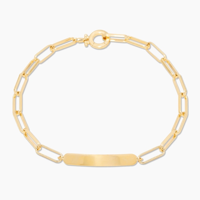 Yellow and White Gold 18K Jewel Au750 Gold Jewelry Figaro Chain Gold Women Chains Bracelet Jewelry Findings Chain Jewelry