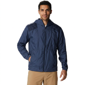 Chaqueta Cortavientos con Capucha para Hombre OEM, la Más Vendida, Nueva Moda, 100% Nailon, Relleno de Plumón para Actividades al Aire Libre en Invierno, Logotipo Personalizado - Product Image 1