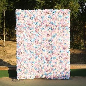 Impresionante Pared de Flores Artificiales 3D de 8 pies x 8 pies para Decoración de Bodas, Ceremonias, Recepciones y Eventos - Product Image 2