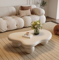 2025 Table basse en bois massif mobile moderne avec coin rond Design meubles de salon Table d'appoint ensemble pour un usage domestique