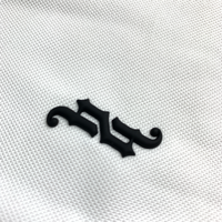 Logo de marque personnalisé en relief 3D, étiquette de vêtement en silicone caoutchouc 3D, autocollant thermocollant pour T-shirt